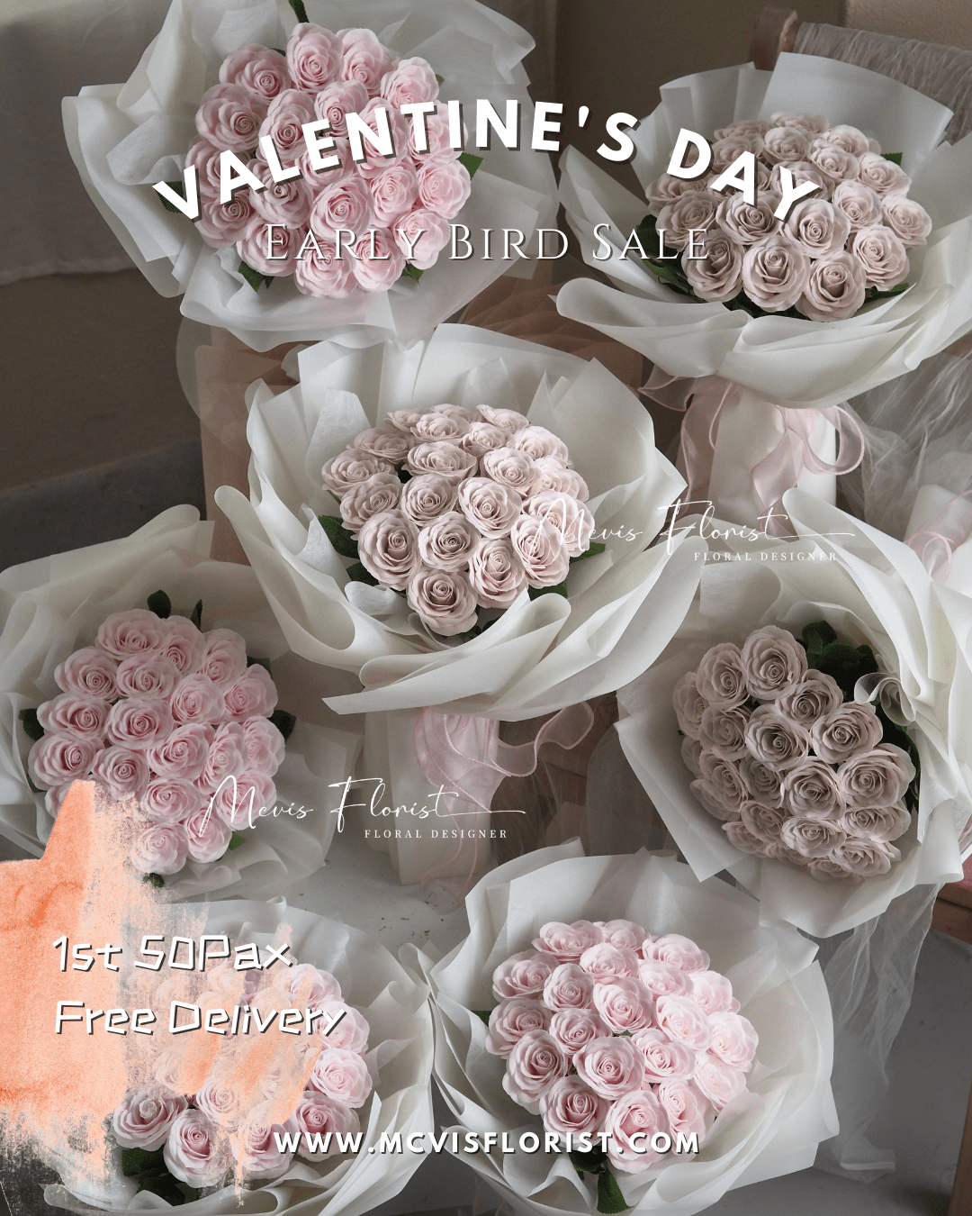 Mcvis Florist's Exclusive Valentine's Day Bouquets
