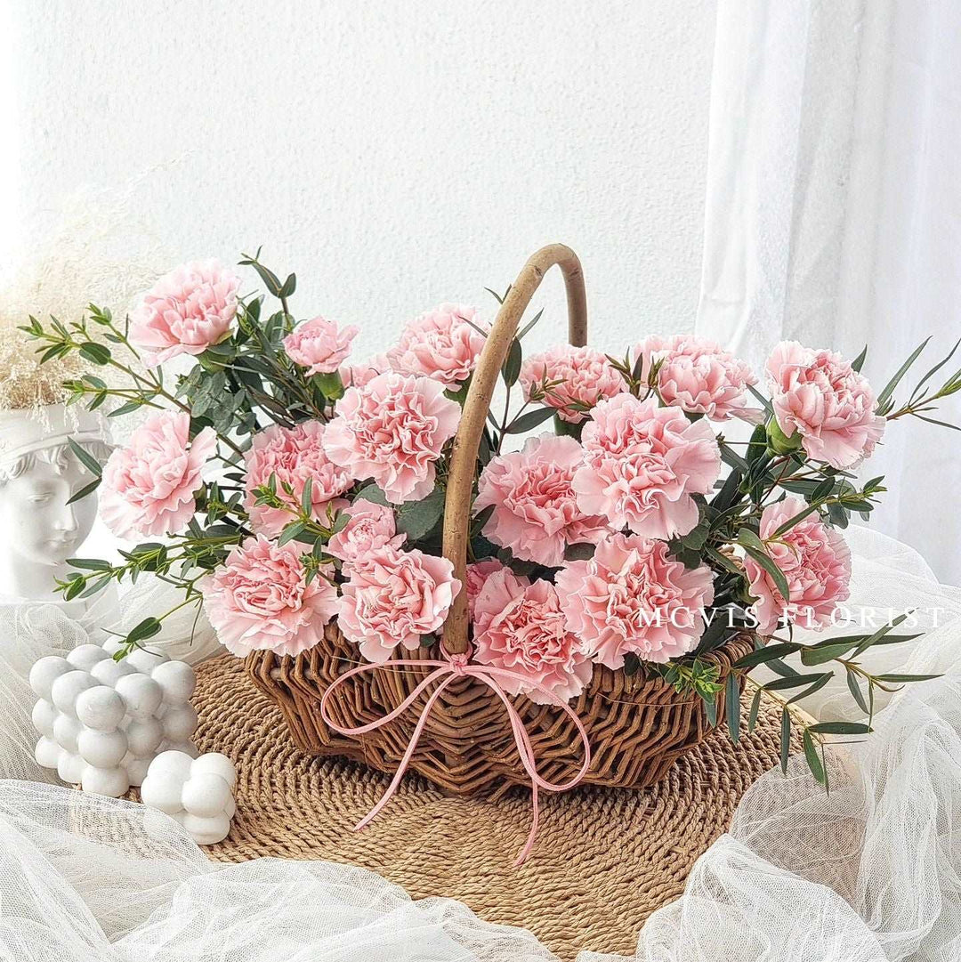 Carnation Flower Basket Penang