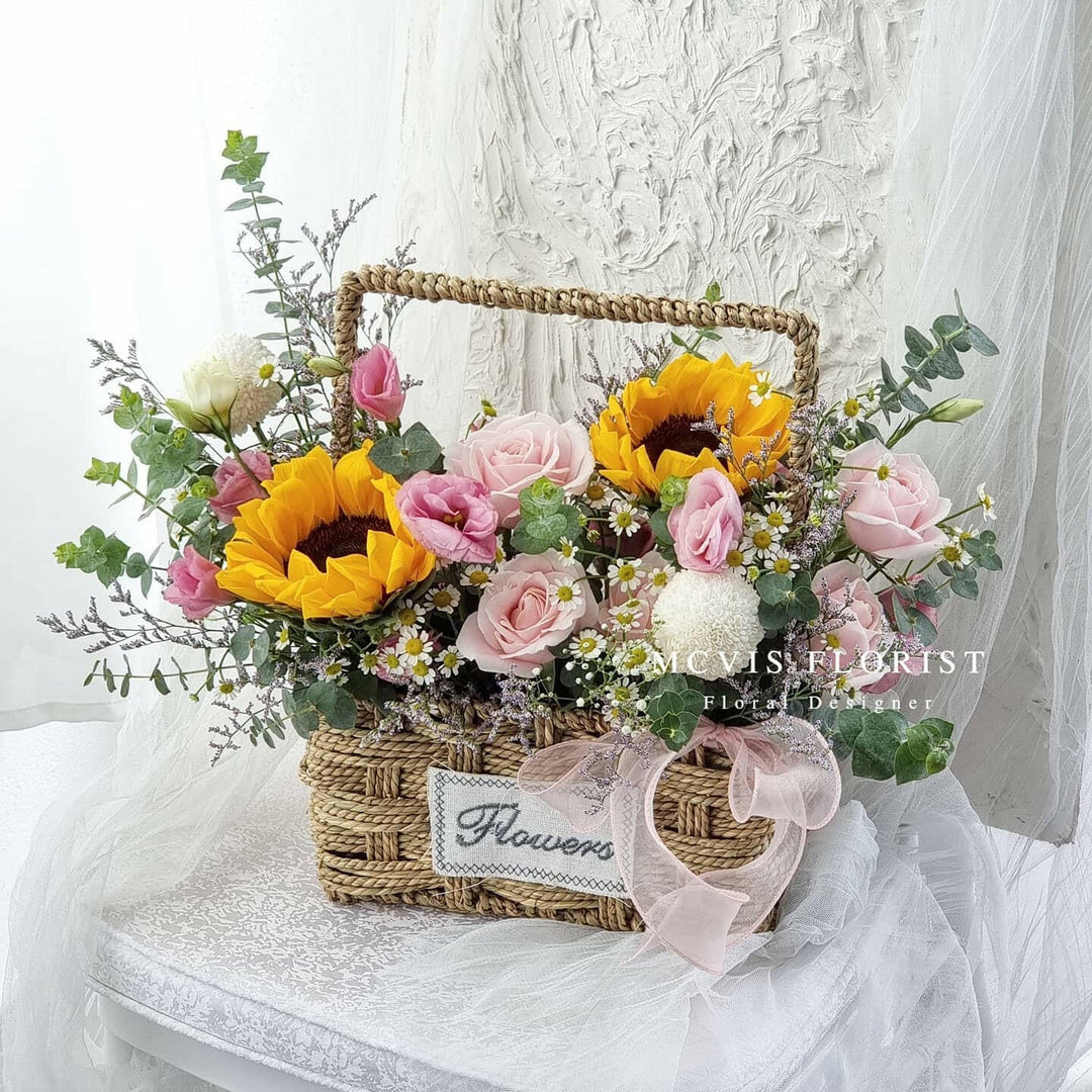 Sunflower Flower Basket Penang