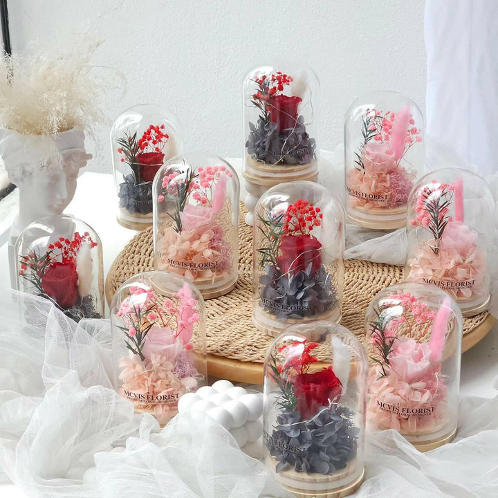 Preserved Flower Bell Jar Penang