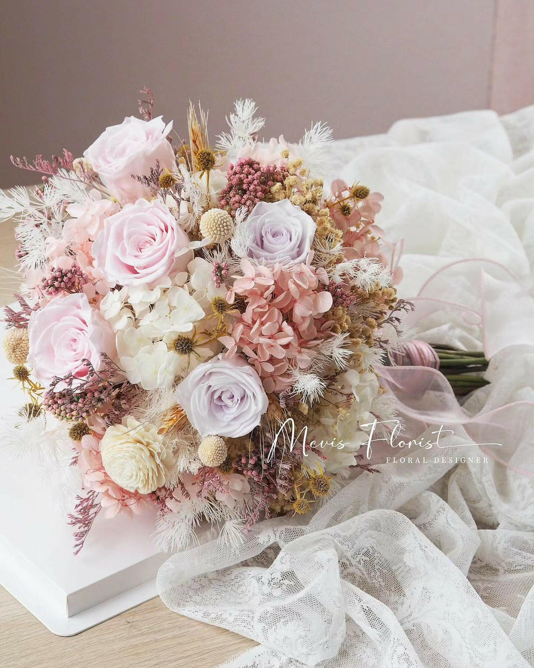 Preserved Rom Bouquet Penang